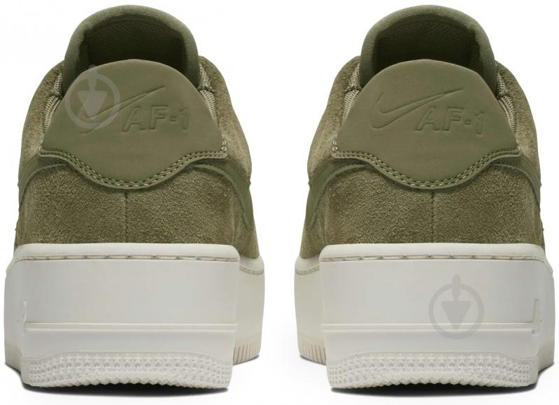 Кроссовки женские демисезонные Nike AIR FORCE 1 SAGE LOW AR5339-200 р.36,5 зеленые - фото 4