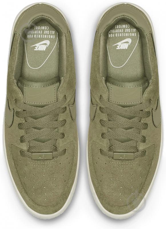 Кроссовки женские демисезонные Nike AIR FORCE 1 SAGE LOW AR5339-200 р.36,5 зеленые - фото 5