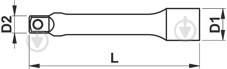 Подовжувач WURTH кутовий 1/2 L=75мм 07151340 - фото 2