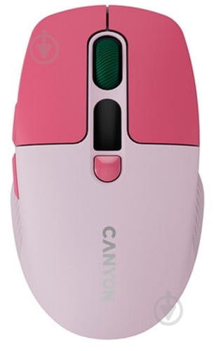 Мышь Canyon MW-26 LCD Silent Dual mode pink (CNS-CMSW26P) - фото 1