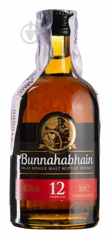 Віскі Bunnahabhain 12yo 462% 0,05 л - фото 1 Віскі Bunnahabhain 12yo 462% 0,05 л - фото 1