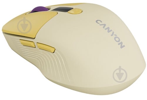 Миша Canyon MW-26 LCD Silent Dual mode yellow (CNS-CMSW26Y) - фото 7 Миша Canyon MW-26 LCD Silent Dual mode yellow (CNS-CMSW26Y) - фото 7
