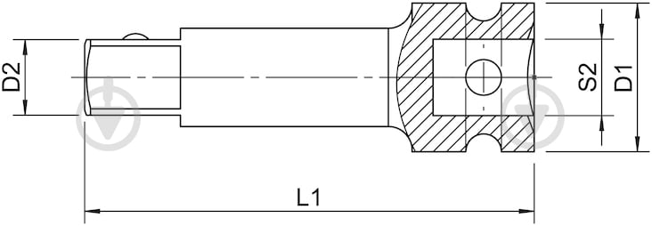 Удлинитель для головок торцевых ударных WURTH 1/2IN-L150MM 07141323 - фото 2