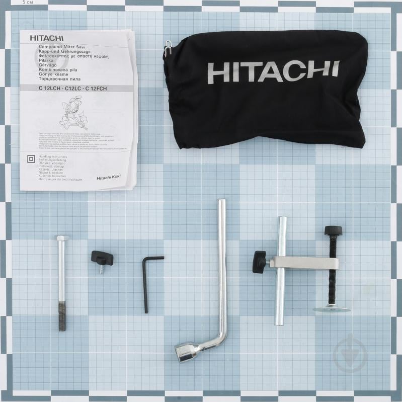 Пила торцовочная Hitachi C12LCH - фото 8