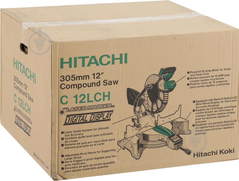 Пила торцовочная Hitachi C12LCH - фото 9