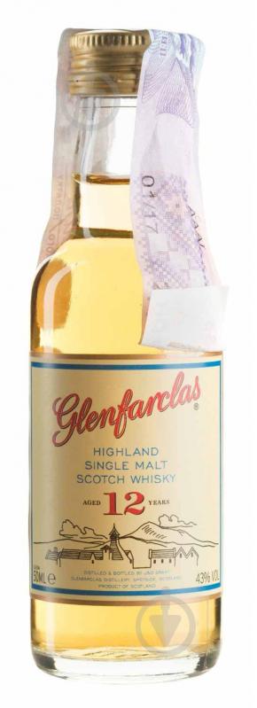 Віскі Glenfarclas 12yo 43% 0,05 л - фото 1