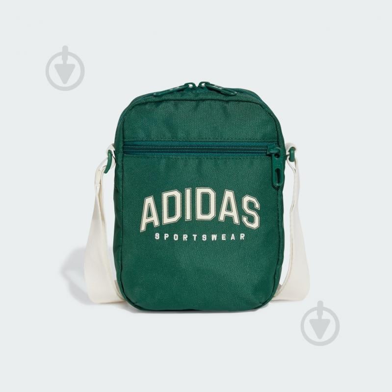Сумка Adidas Classic Print JD1901 2 л зелений - фото 1