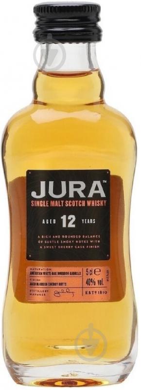 Виски Isle of Jura 12yo 40% 0,05 л - фото 1