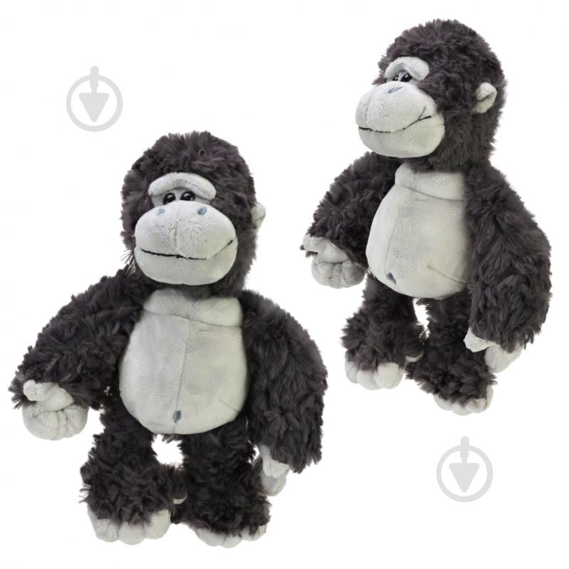 Мягкая игрушка Shantou Горилла темно-серый E8209 - фото 1 Мягкая игрушка Shantou Горилла темно-серый E8209 - фото 1