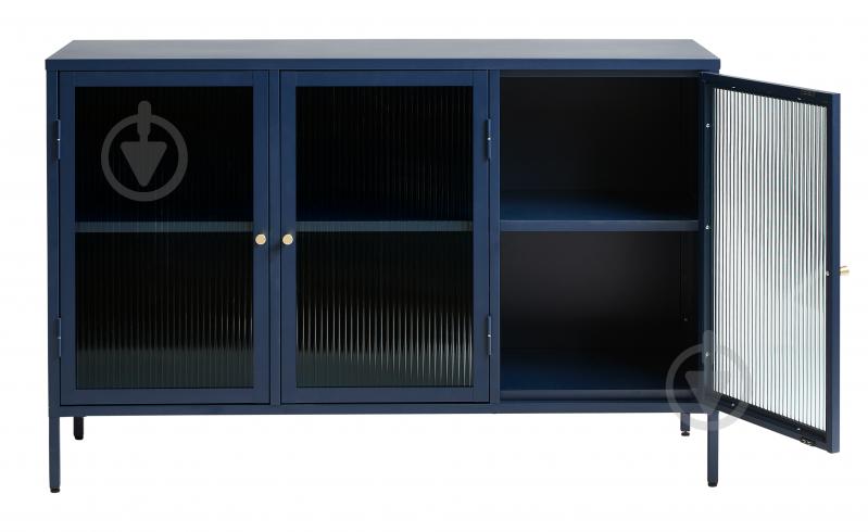 Витрина Unique Furniture BRONCO 2д 850х1320х400 мм синий / золотой (44580400) - фото 3