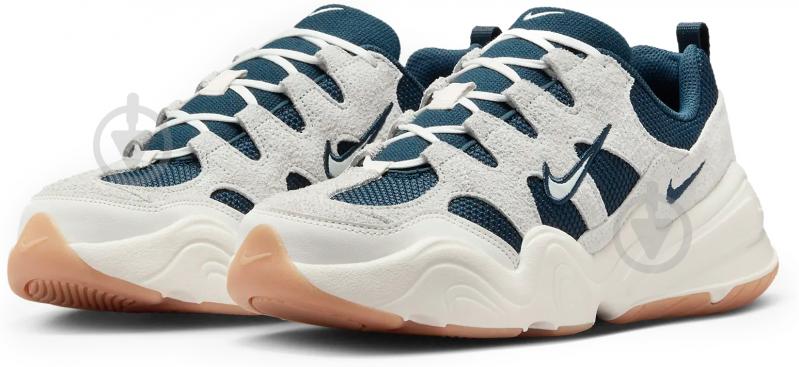 Кроссовки женские демисезонные Nike TECH HERA DR9761-004 р.37,5 белые с синим - фото 3