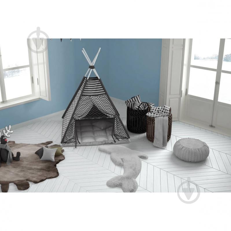 Килим Kayoom Lovely Kids Dolphin grey/blue 64 см x 90 см - фото 2