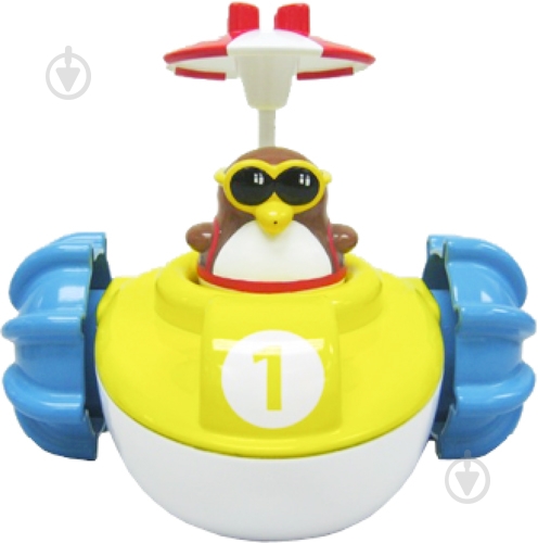 Игрушка для ванны Water Fun Пингвинчик на водном велосипеде 23206 - фото 1