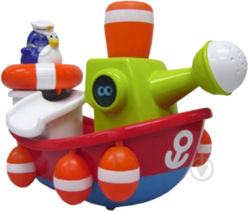 Игрушка для ванны Water Fun Пингвинчик-моряк на корабле 23204 - фото 1