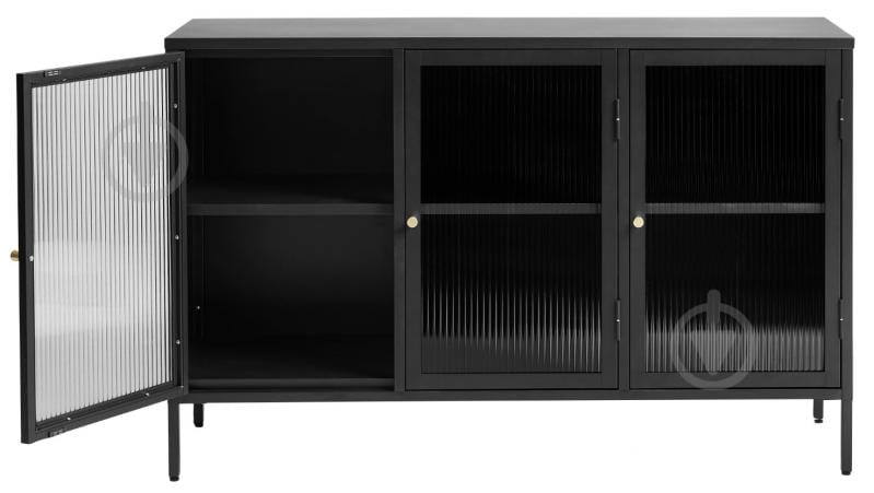 Витрина Unique Furniture BRONCO 2д 850х1320х400 мм черный / золотой (44580600) - фото 2