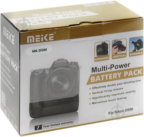 Батарейный блок Meike Nikon D500 (DV00BG0054) - фото 9