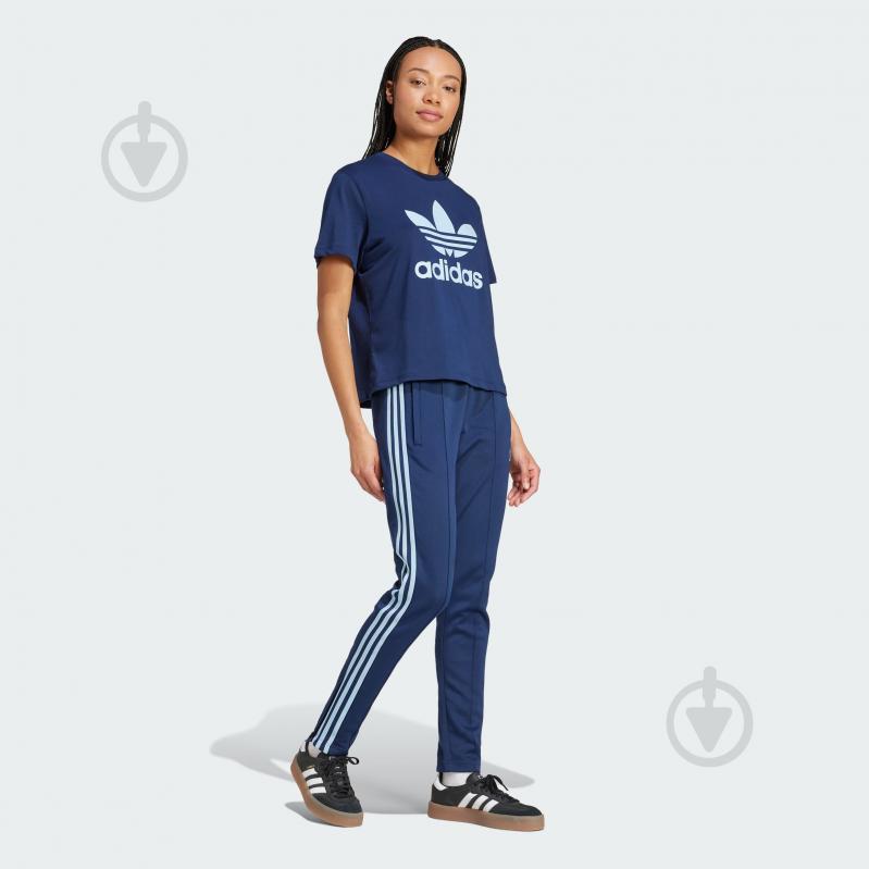 Футболка Adidas TRFL TEE BOXY JD3144 р.S синий - фото 5