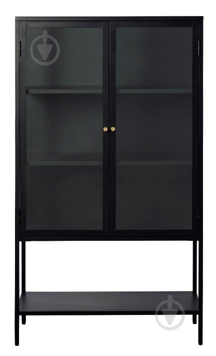 Вітрина Unique Furniture CARMEL 2д 1600х900х400 мм чорний / золотий (48400600) - фото 1