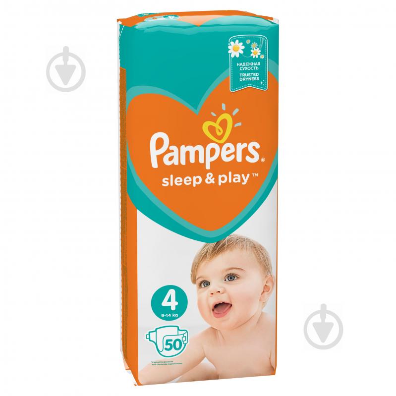 Подгузники Pampers Sleep&Play 4 9-14 кг 50 шт. - фото 2