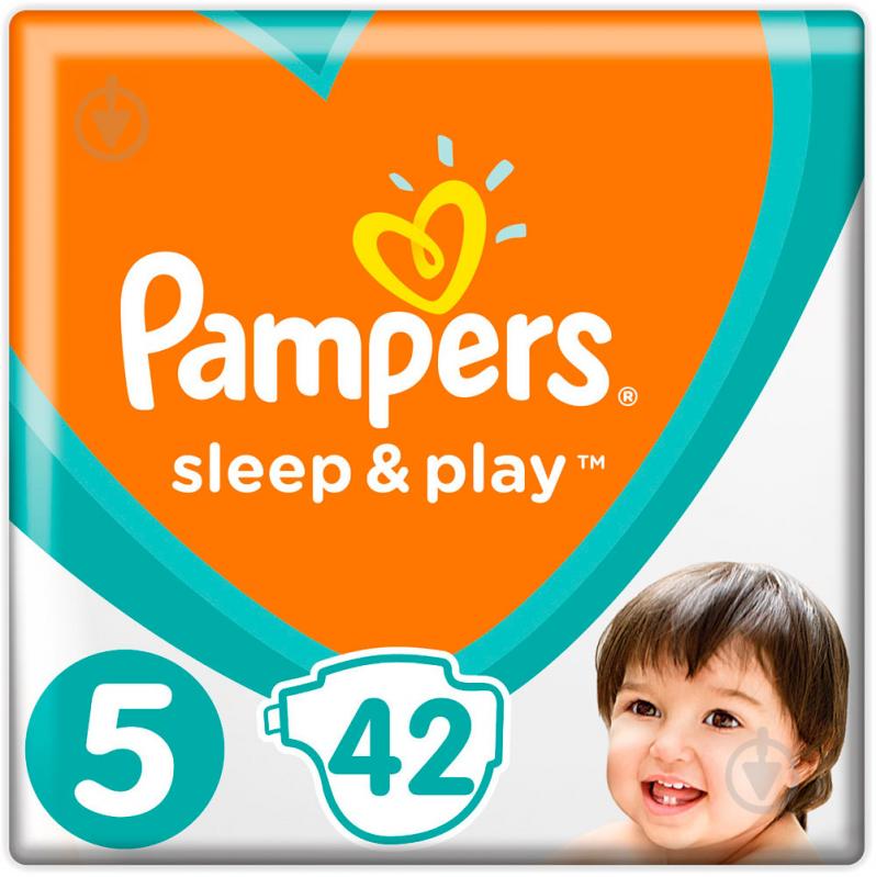 Подгузники Pampers Sleep&Play 5 11-16 кг 42 шт. - фото 1