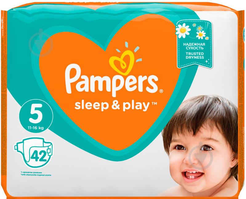 Подгузники Pampers Sleep&Play 5 11-16 кг 42 шт. - фото 2