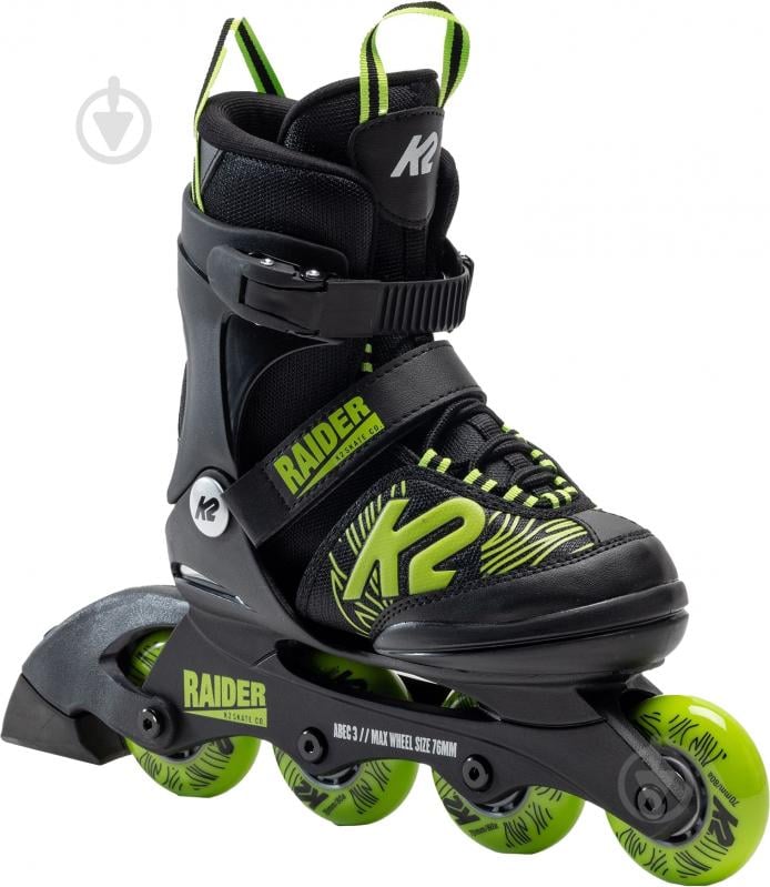 Роликовые коньки K2 Raider 30G0125/11 черный - фото 1