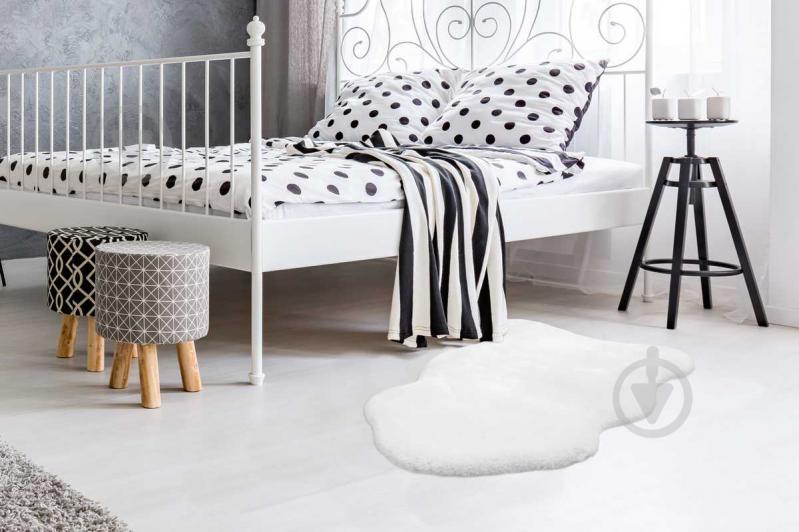 Килим Kayoom Rabbit Sheepskin white 60 см x 90 см - фото 2