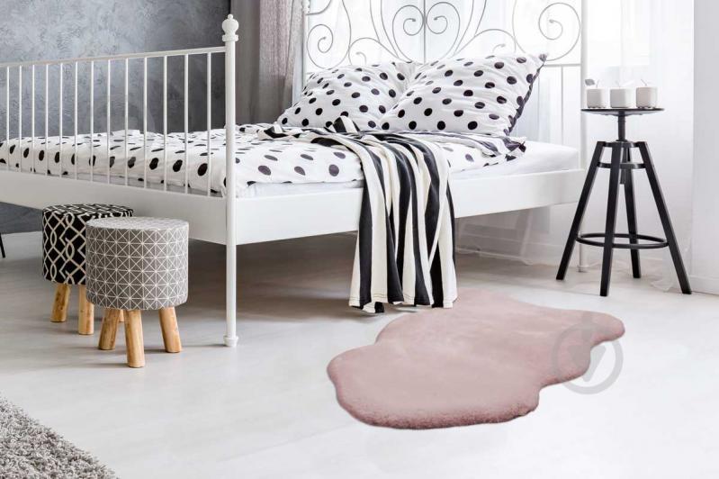 Килим Kayoom Rabbit Sheepskin pink 60 см x 90 см - фото 2