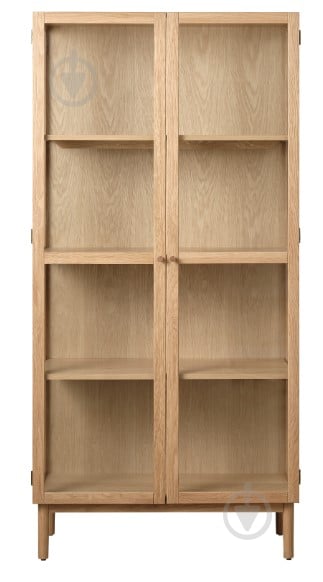 Витрина Unique Furniture Высокая ELBA 2д 1900х900х400 мм дуб натуральный (48480200) - фото 1