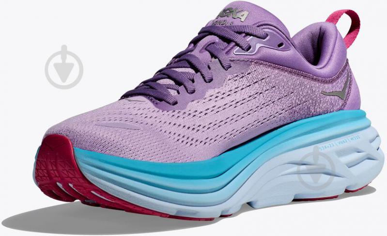 Кросівки жіночі Hoka W BONDI 8 1127952 р.40,5 фіолетові - фото 4