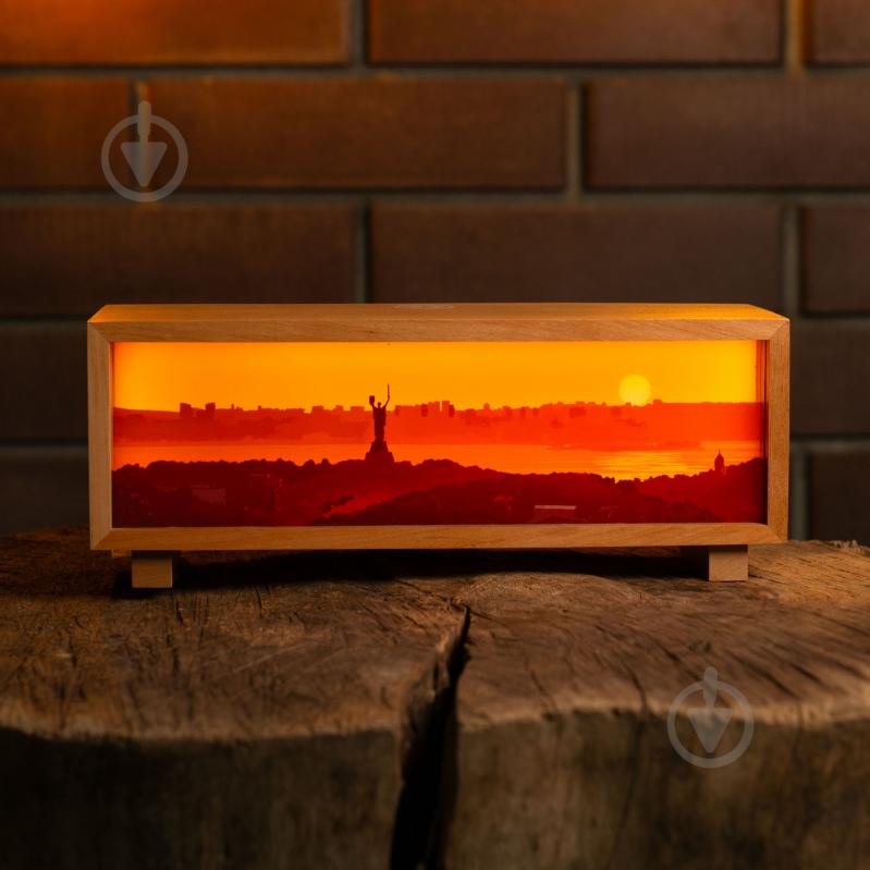 Декор-панорама GrayCat Вечерний Киев лакированное дерево - фото 1 Декор-панорама GrayCat Вечерний Киев лакированное дерево - фото 1