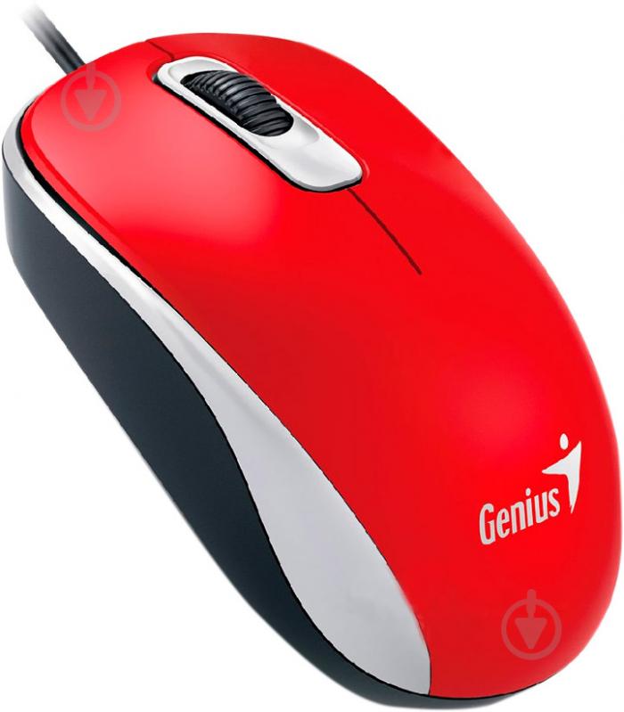 Мышь Genius DX-110 USB (31010116104) red - фото 1