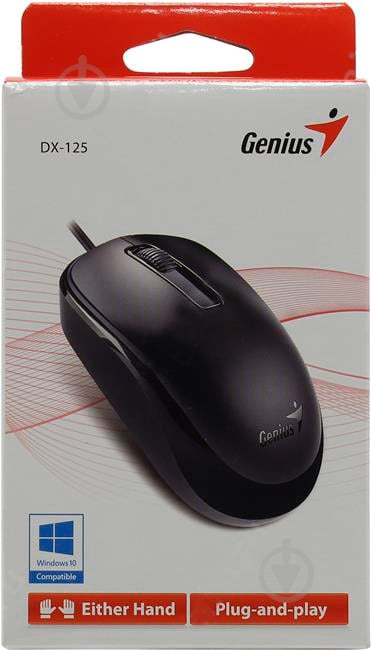 Миша Genius DX-125 USB (31010106100) black - фото 4