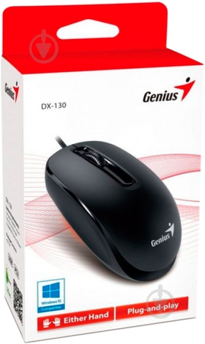 Миша Genius DX-130 USB (31010117100) black - фото 5
