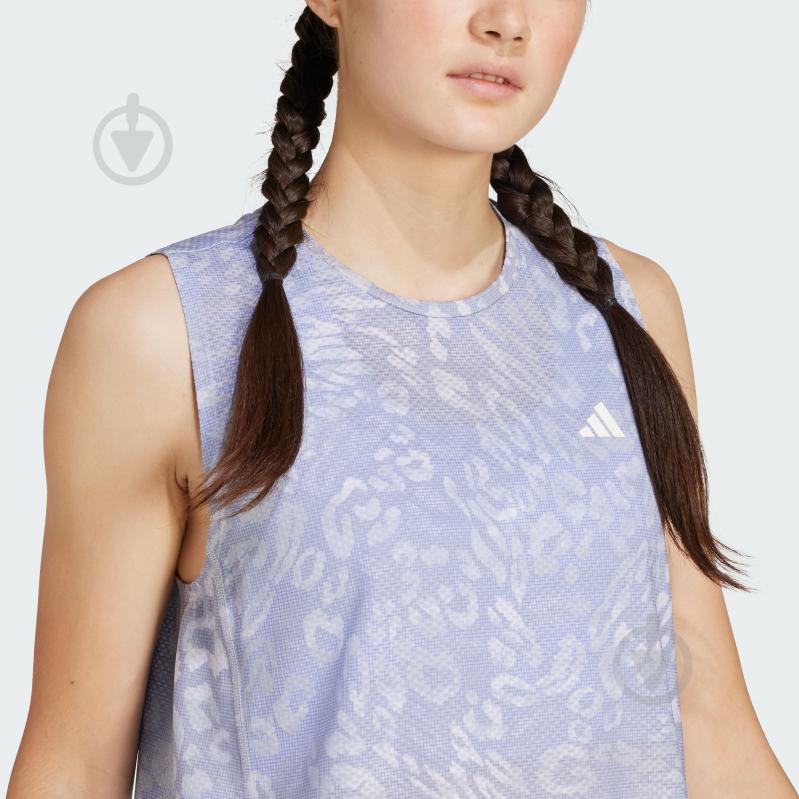 Майка Adidas OTR E AOP T W JD7763 р.XL фіолетовий - фото 3