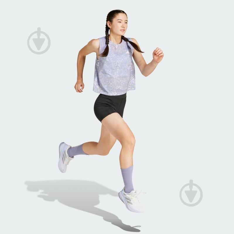 Майка Adidas OTR E AOP T W JD7763 р.XL фіолетовий - фото 5