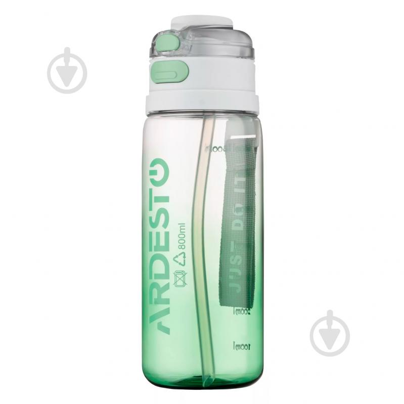Бутылка для воды ARDESTO Gym 800 мл зеленый AR2280GE - фото 6 Бутылка для воды ARDESTO Gym 800 мл зеленый AR2280GE - фото 6