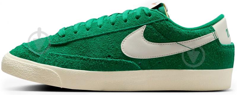 Кроссовки женские демисезонные Nike BLAZER LOW '77 VNTG FQ8060-300 р.38 зеленые - фото 1