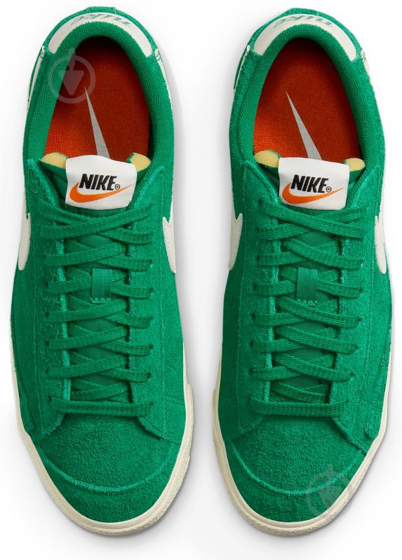 Кроссовки женские демисезонные Nike BLAZER LOW '77 VNTG FQ8060-300 р.38 зеленые - фото 5