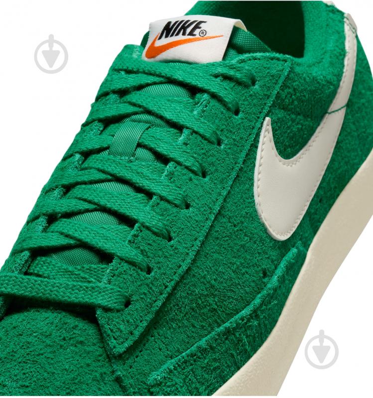 Кроссовки женские демисезонные Nike BLAZER LOW '77 VNTG FQ8060-300 р.38 зеленые - фото 6