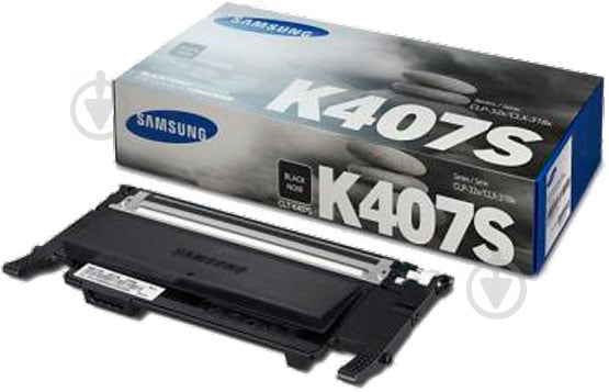 Картридж HP (Samsung) S-Printing CLP-320/320N/325 CLX-3185 CLT-K407S (SU132A) black - фото 1