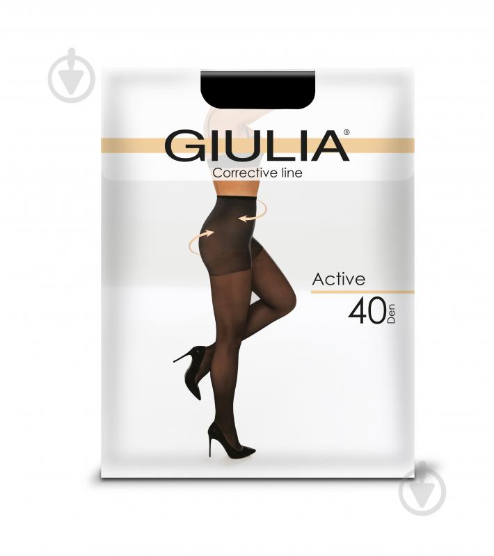 Колготки женские Giulia ACTIVE 40 р. 2 nero - фото 1