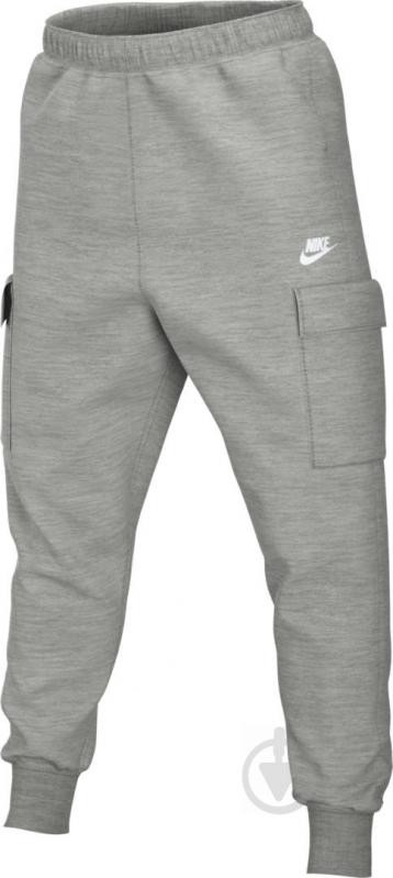 Брюки Nike M NSW CLUB PANT CARGO BB CD3129-063 р. L серый - фото 3