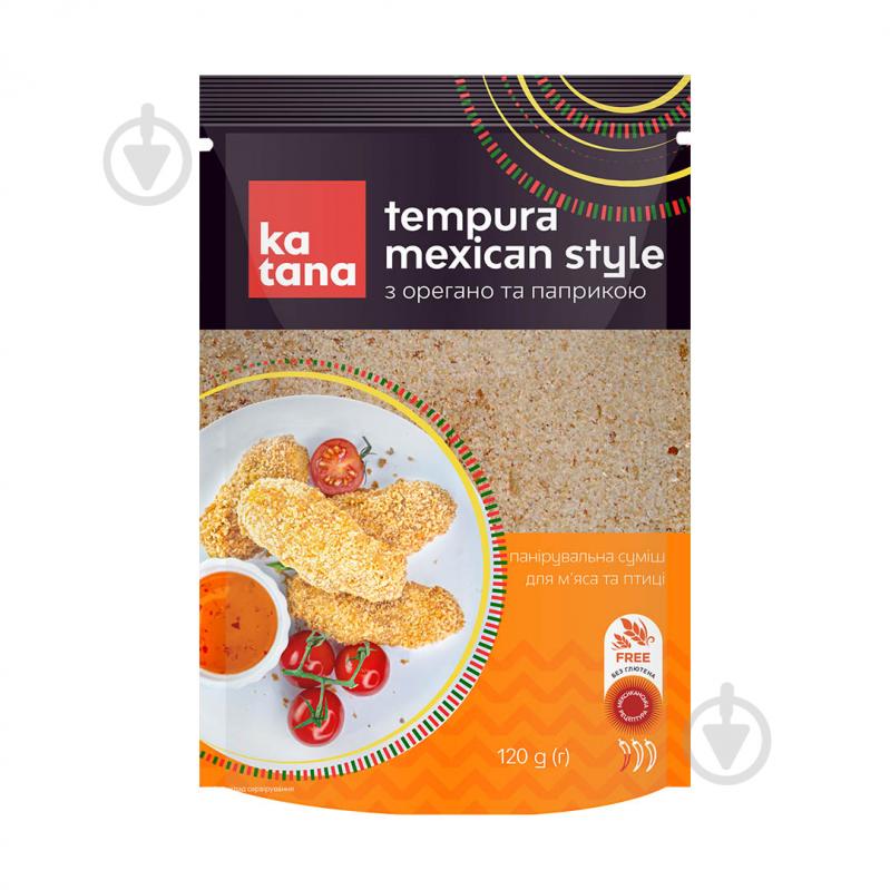 Суміш панірувальна Katana Tempura Mexican Style без глютену 120 г - фото 1