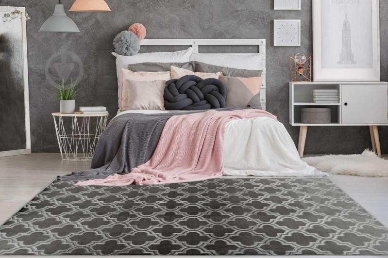 Килим Kayoom Monroe 100 plus Antracite 80х300 - фото 2 Килим Kayoom Monroe 100 plus Antracite 80х300 - фото 2