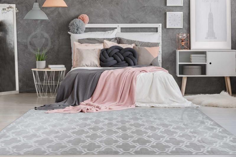 Ковер Kayoom Monroe 100 plus grey/blue 80х300 - фото 2