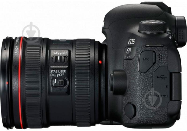 Фотоапарат Canon EOS 6D Mark II Body Kit 24-70 L IS black - фото 3