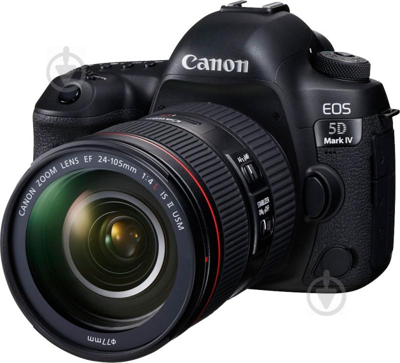 Фотоапарат Canon EOS 5D Mark IV 24-105 L IS II USM black - фото 1