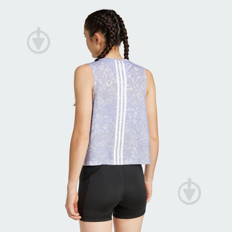 Майка Adidas OTR E AOP T W JD7763 р.XS фіолетовий - фото 2