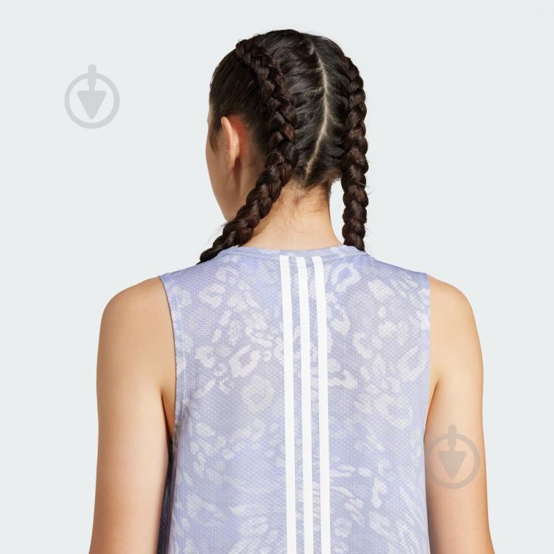 Майка Adidas OTR E AOP T W JD7763 р.XS фіолетовий - фото 4